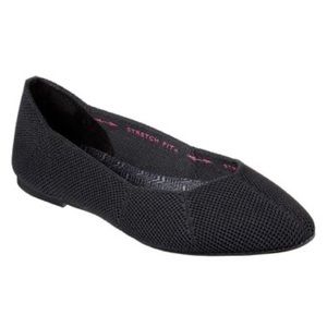 *new* Skechers Cleo 3 Black Memory Foam Air Cooled Size 7 Ballerina Flat